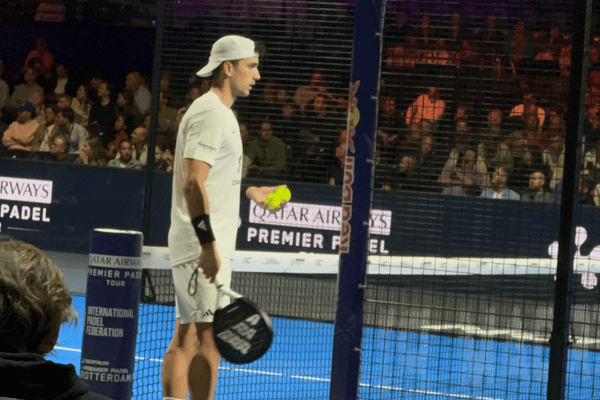 Alejandro Galan in actie in Rotterdam Ahoy