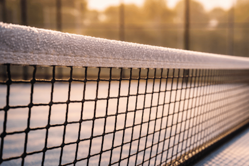 Hoe hoog is het net bij padel?