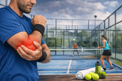 Hoe voorkom je een tenniselleboog bij padel?