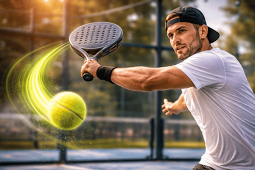 Kan je een topspin bij padel uitvoeren?