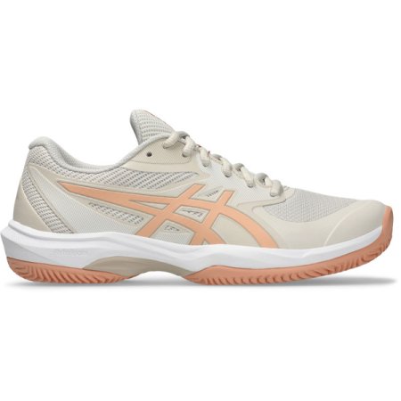 ASICS Game FF Clay Dames - Wit/Oranje