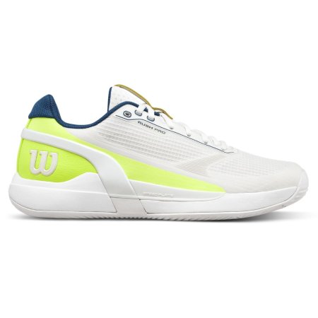 Wilson Rush Pro 5 Padel Heren - Wit/Geel