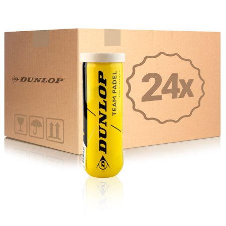 Dunlop 24x verpakking  3 stuks Team Padel