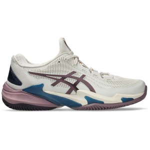 ASICS Court FF 3 Clay Dames - Wit/Roze