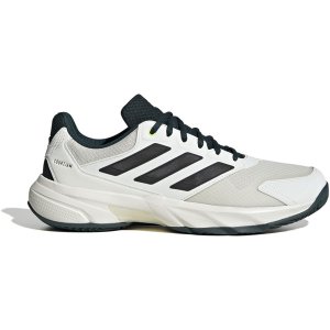 adidas CourtJam Control 3 Clay Heren - wit/zwart/groen