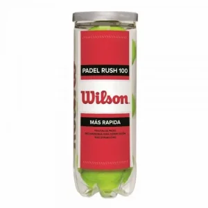 Potje met 3 ballen van padel Wilson Rush 100
