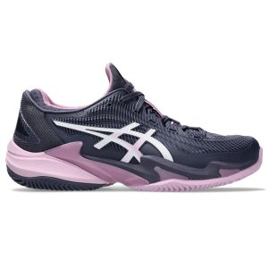ASICS Court FF 3 Clay Dames - blauw/roze