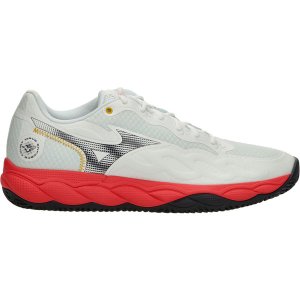 Mizuno Wave Enforce Court Clay Unisex - wit/oranje