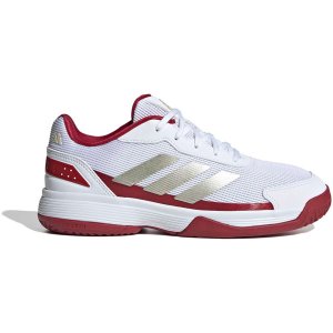 adidas Crazyquick Padel Junior - wit/rood