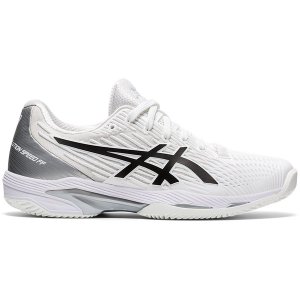 ASICS Solution Speed FF Clay Dames - White/Black