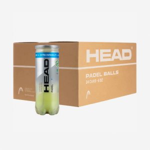 Gasgevulde padelballen padel pro+ doos met 24 kokers met elk 3 ballen