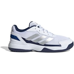 adidas Crazyquick Padel Junior - wit/blauw