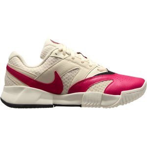 Nike Court Lite 4 Clay Dames - wit/rood
