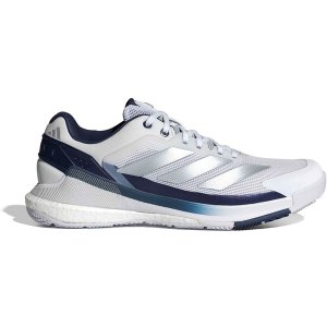 adidas Crazyquick Boost Padel Heren - wit/blauw/zilver