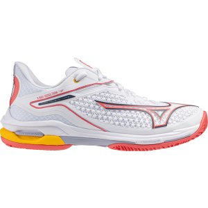 Mizuno Wave Exceed Tour Clay Dames - wit/oranje