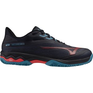 Mizuno Wave Exceed Light Padel Heren - zwart/blauw