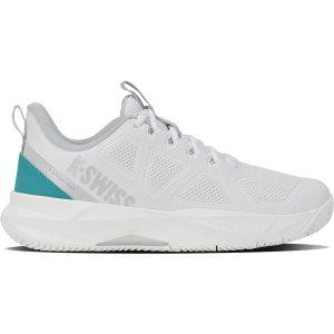 K-Swiss K-Speed Team Clay Dames - Wit/Turquoise