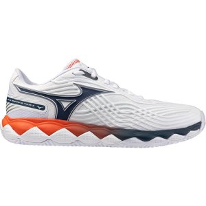 Mizuno Wave Enforce Tour 2 Clay Unisex - Wit/Blauw/Oranje