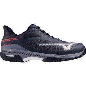 Mizuno Wave Exceed Court Clay Heren - grijs/wit