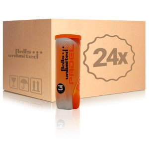 Balls Unlimited 24x verpakking  3 stuks Padel Ball In een doos