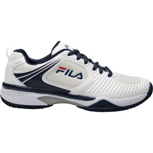 Fila Veloce Clay Heren - wit/navy