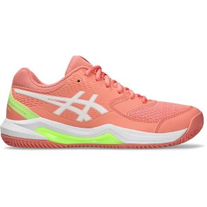 ASICS Gel-Dedicate 8 Padel Dames - oranje/wit