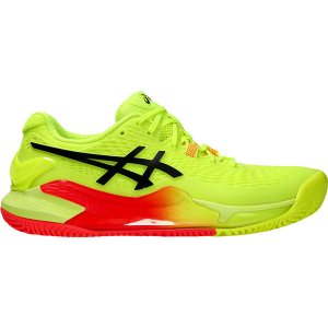 ASICS Gel Resolution 9 Clay Dames - geel/rood