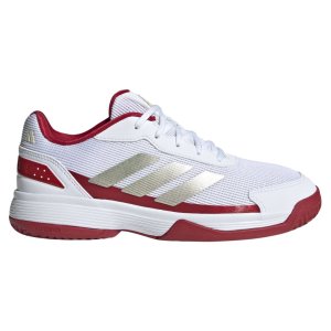 Adidas Crazyquick Padel Kids Cloud White/Ice Gold Met