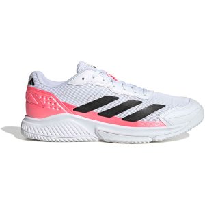 adidas Courtquick Padel Heren - Wit/Rood