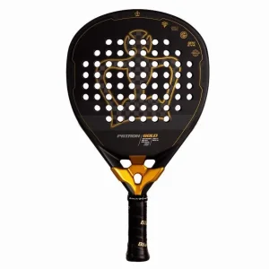 Paddle racket Black Crown Patron Gold