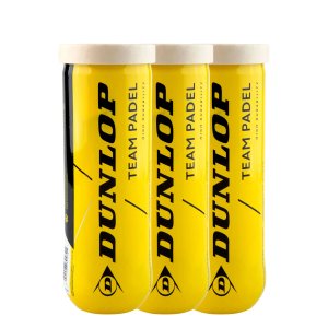 Dunlop Team Padel 3x verpakking 3 stuks