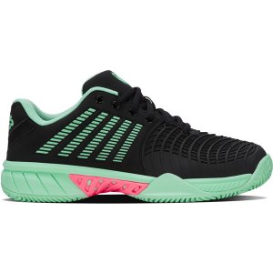 K-Swiss Express Light 3 Clay Dames - Zwart/Groen