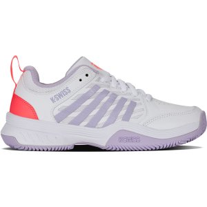 K-Swiss Court Express 2 Clay Dames - wit/paars