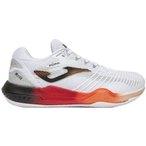 Joma Point Clay Heren - wit/oranje