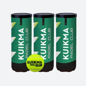 Tweedehands - tripack gasgevulde padelballen kuikma pb club - uitstekend
