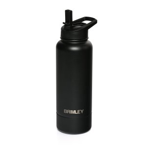 Brimley Waterfles 1 liter (zwart)
