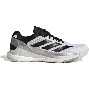 adidas Crazyquick Boost Padel Heren - Wit/Grijs/Zwart