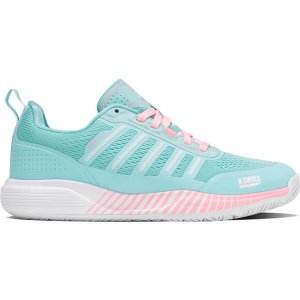 K-Swiss Ultra Court Padel Dames - lichtblauw/roze