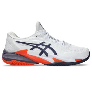 ASICS Court FF 3 Clay Heren - wit/blauw/oranje