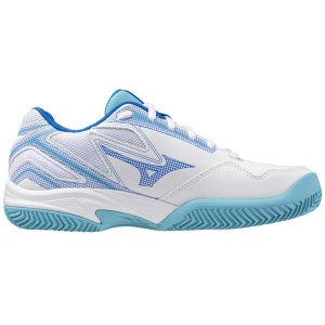 Mizuno Break Shot 4 Clay Dames - wit/blauw