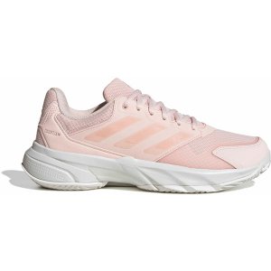 adidas CourtJam Control 3 Clay Dames - lichtroze/wit