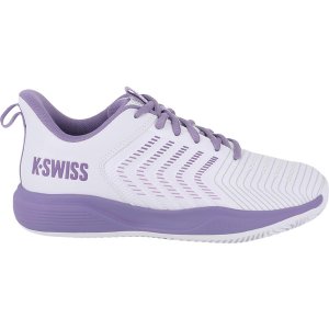 K-Swiss Ultrashot Light Clay Dames - wit/paars