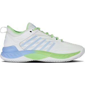 K-Swiss Hypercourt Supreme 2 Clay Dames - wit/blauw/groen