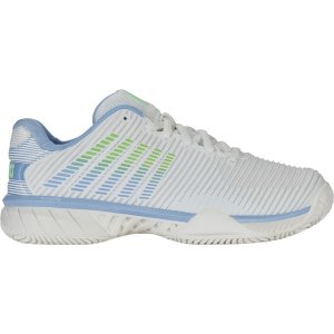 K-Swiss Hypercourt Express 2 Clay Dames - wit/blauw/groen