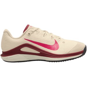 Nike Vapor 12 Clay Dames - wit/rood