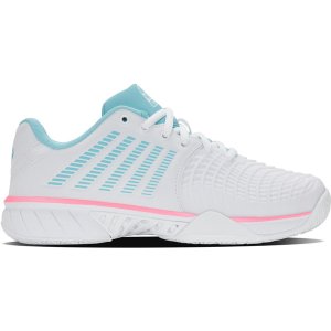 K-Swiss Express Light 3 Padel Dames - wit/lichtblauw