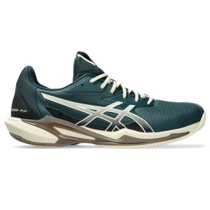 ASICS Solution Speed FF 3 Clay Heren - groen/wit