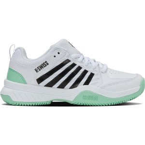 K-Swiss Court Express 2 Clay Dames - wit/zwart/groen
