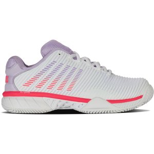 K-Swiss Hypercourt Express 2 Clay Dames - wit/paars