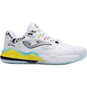 Joma Spin Padel Heren - wit/geel